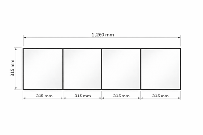 Spiegelrahmen – Set 4