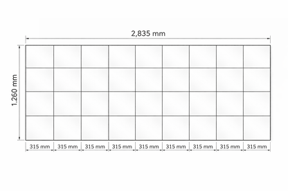 Spiegelrahmen – Set 36 - 9 x 4