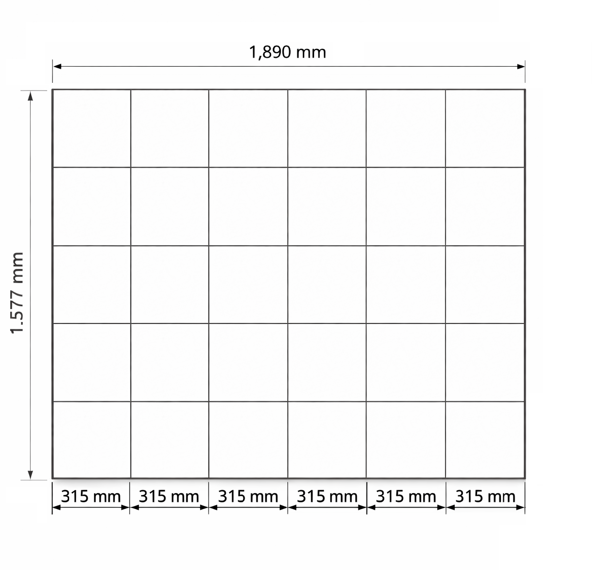 Spiegelrahmen – Set 30 - 5 x 6