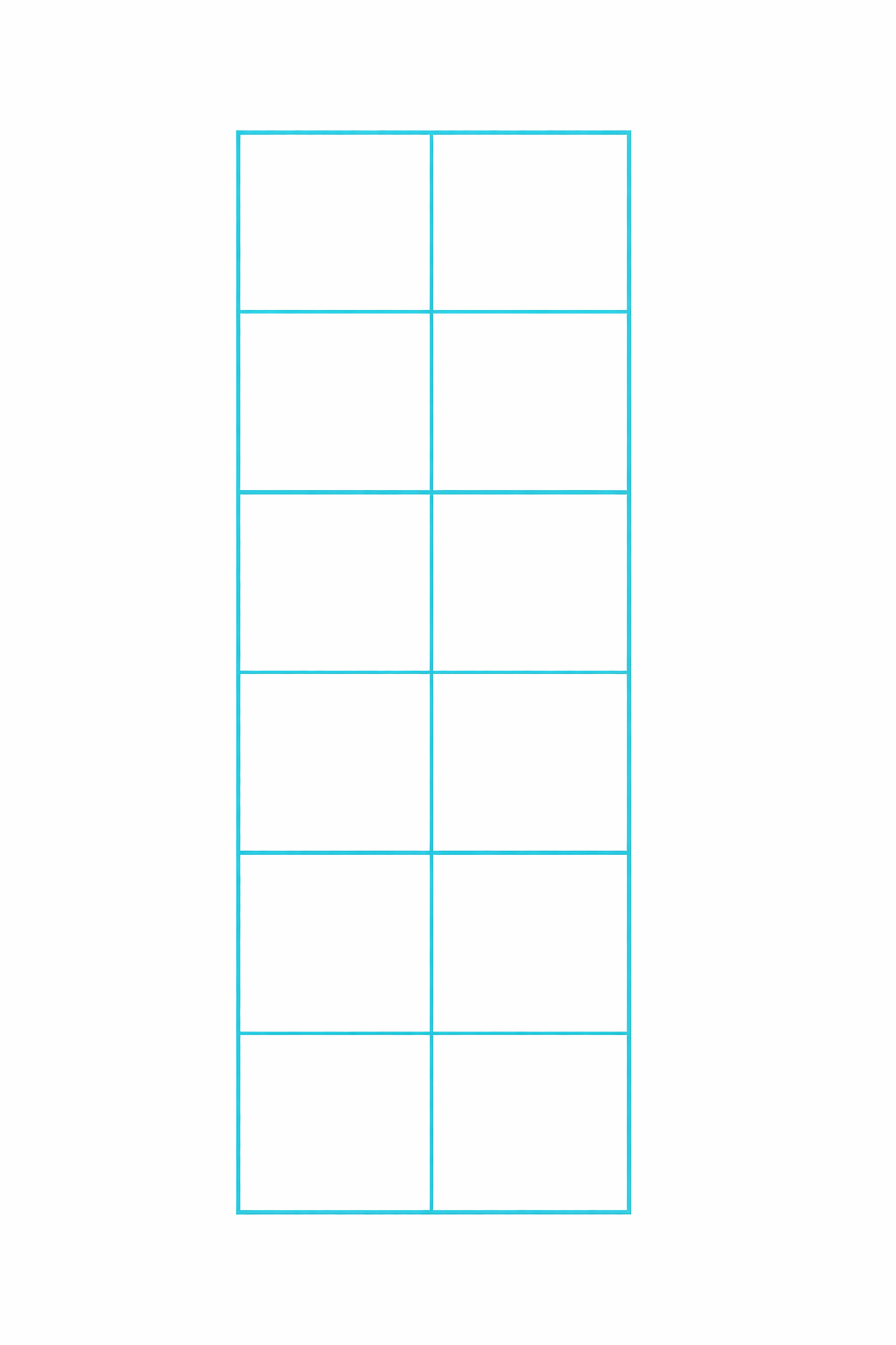 Spiegelrahmen – Set 12 - 2 x 6