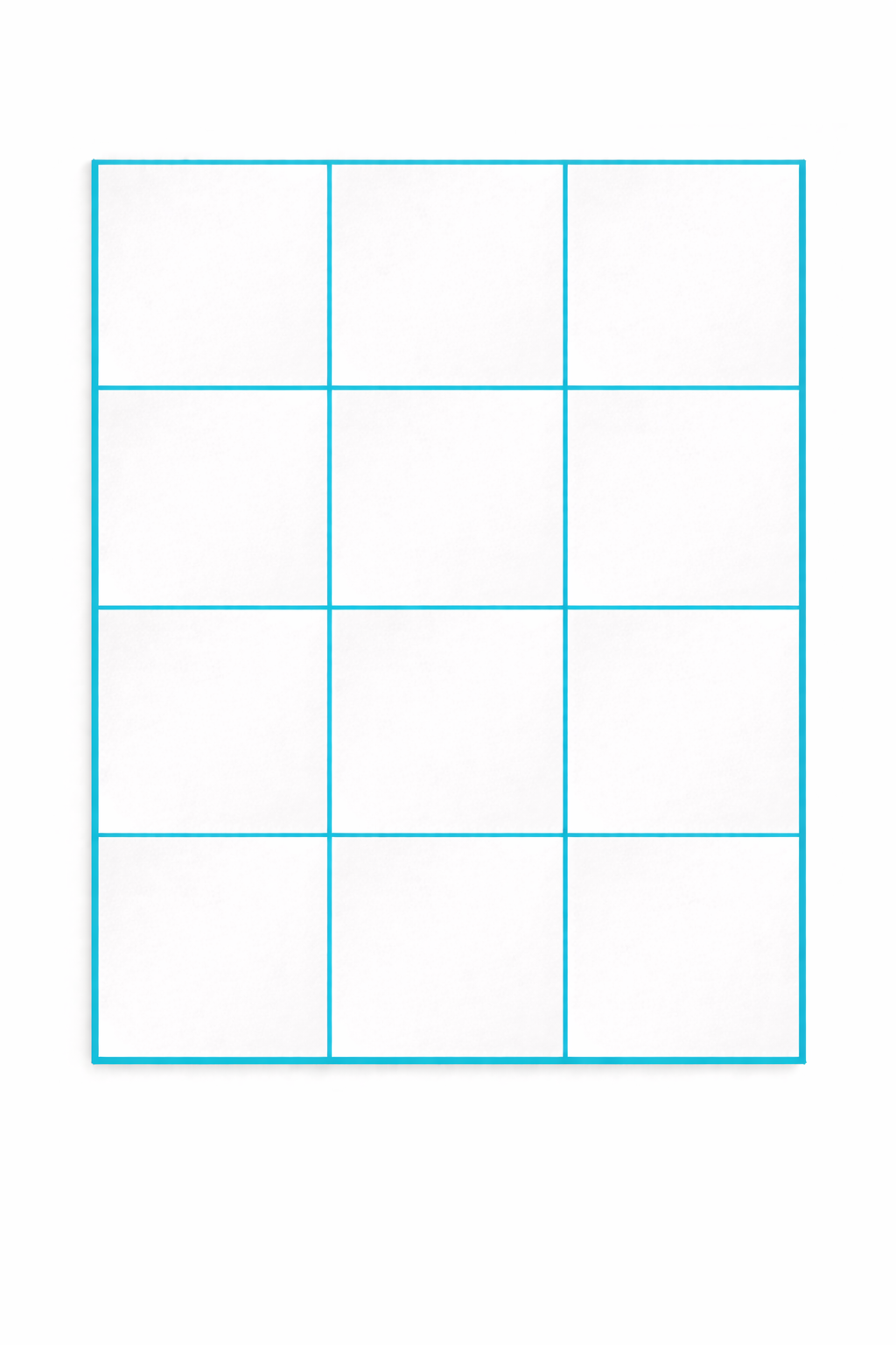 Spiegelrahmen – Set 12 - 3 x 4