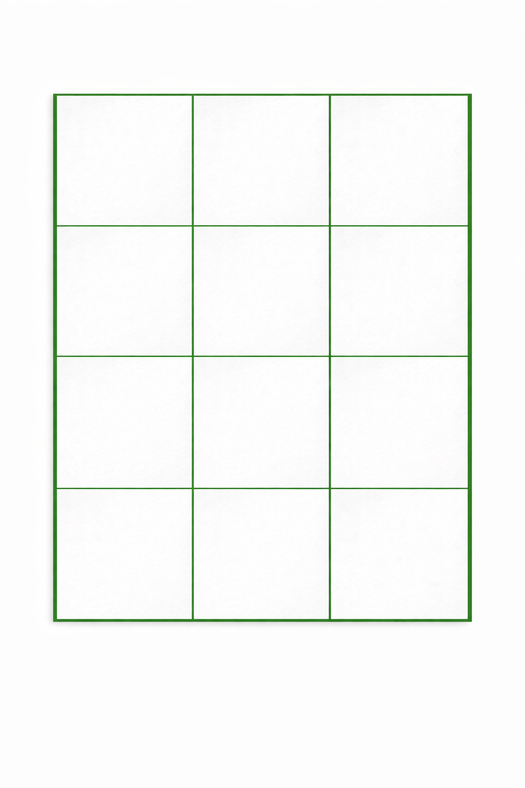 Spiegelrahmen – Set 12 - 3 x 4