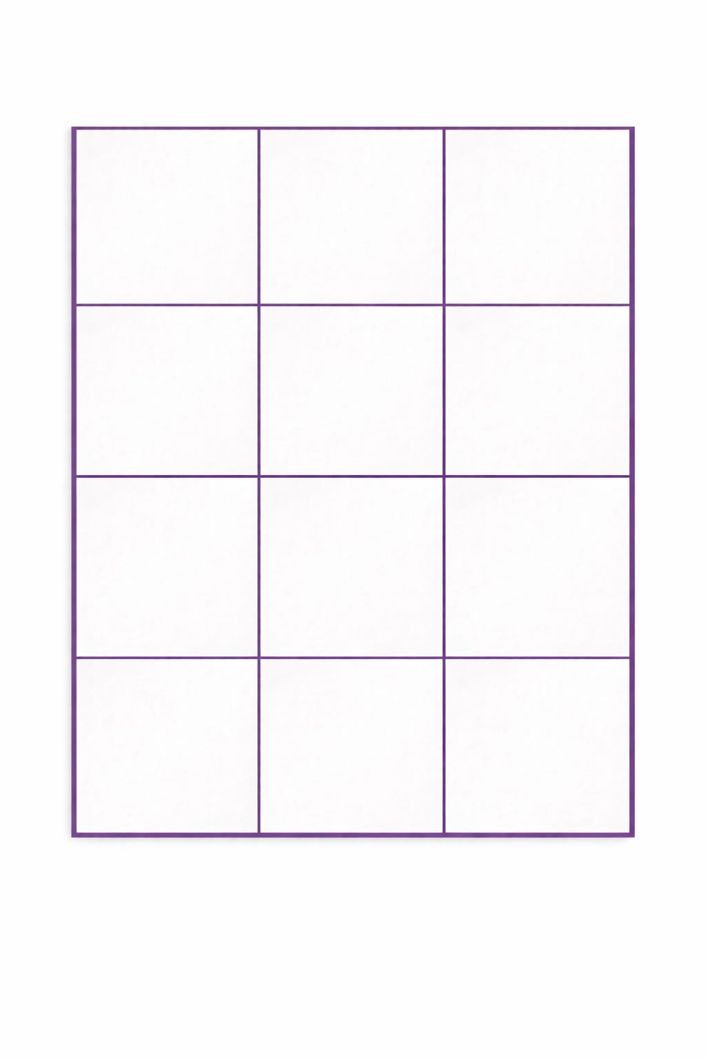 Spiegelrahmen – Set 12 - 3 x 4