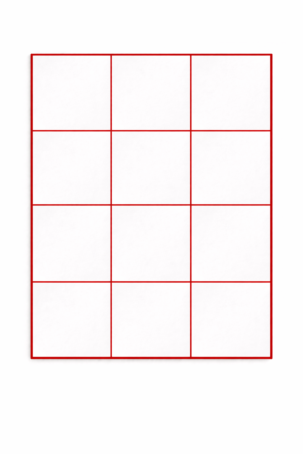 Spiegelrahmen – Set 12 - 3 x 4