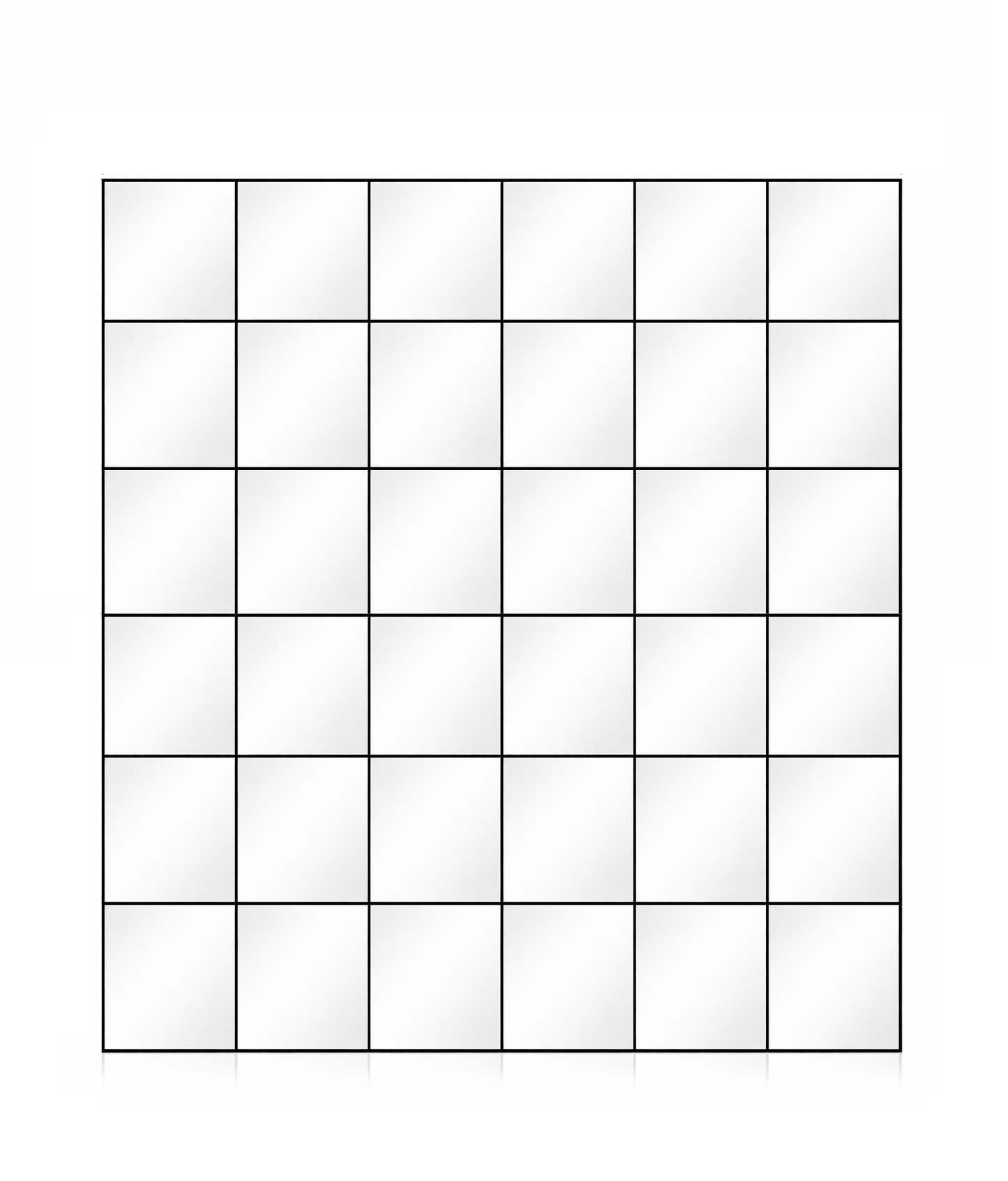Spiegelrahmen – Set 36 - 6 x 6