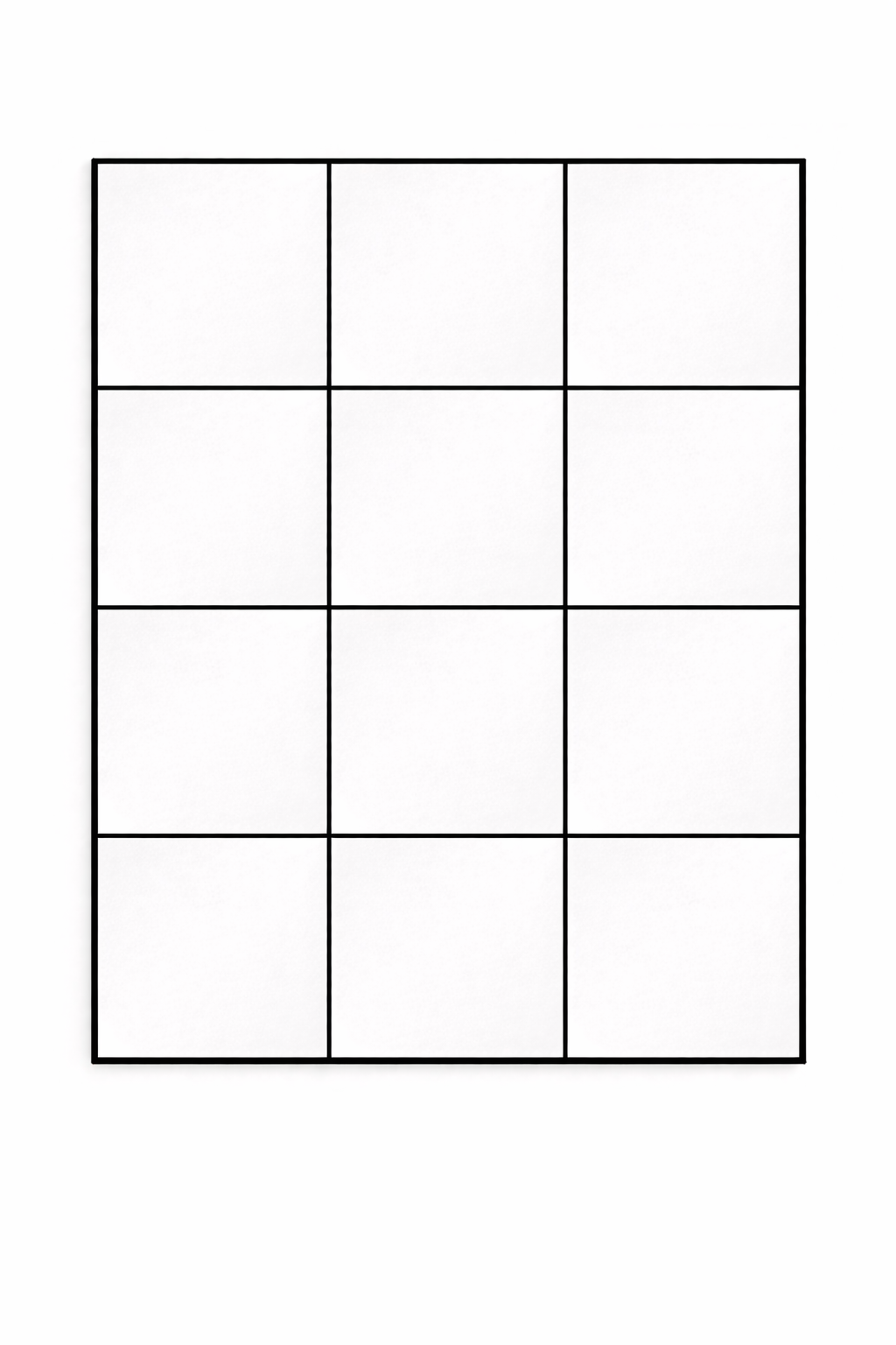 Spiegelrahmen – Set 12 - 3 x 4